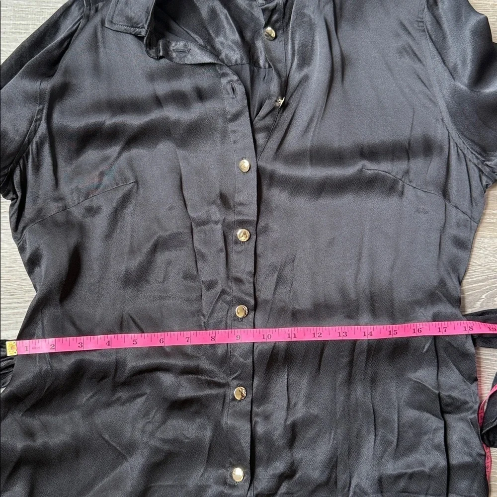 NEW J.Crew Drapey shirtdress in luster crepe 10